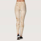 Creamy-Marmortextur Leggings (Rückseite)