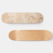 Creamy-Marmortextur Skateboard (Horizontal)