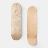 Creamy-Marmortextur Skateboard (Vorderseite)