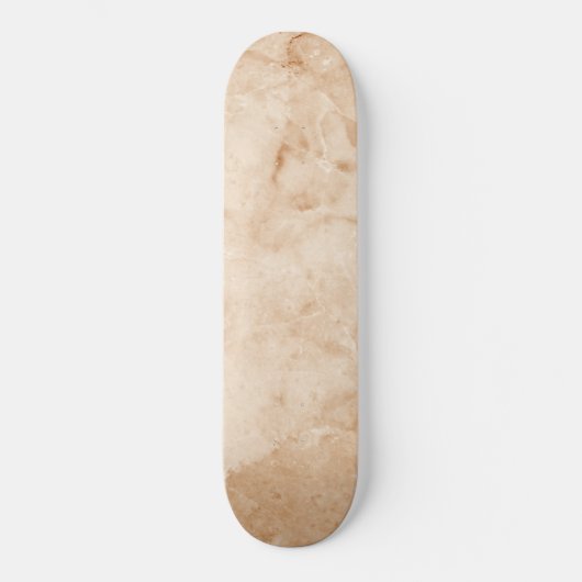Creamy-Marmortextur Skateboard (Vorderseite)
