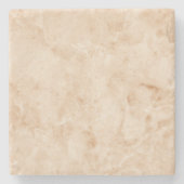 Creamy-Marmortextur Steinuntersetzer (Vorderseite)