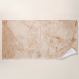Creamy-Marmortextur Strandtuch