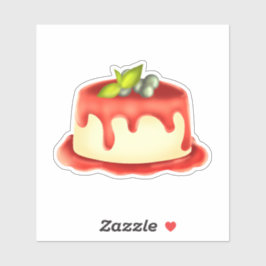 Creamy Panna Cotta Aufkleber