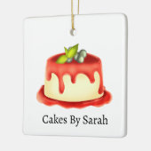 Creamy Panna Cotta Keramikornament (Links)