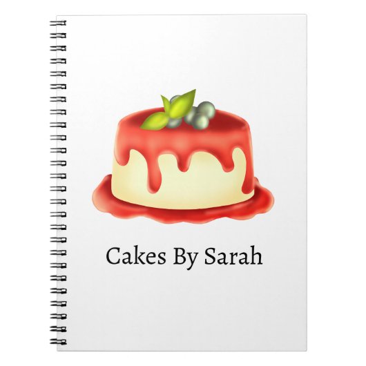 Creamy Panna Cotta Notizblock (Vorderseite)