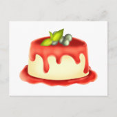 Creamy Panna Cotta Postkarte (Vorderseite)