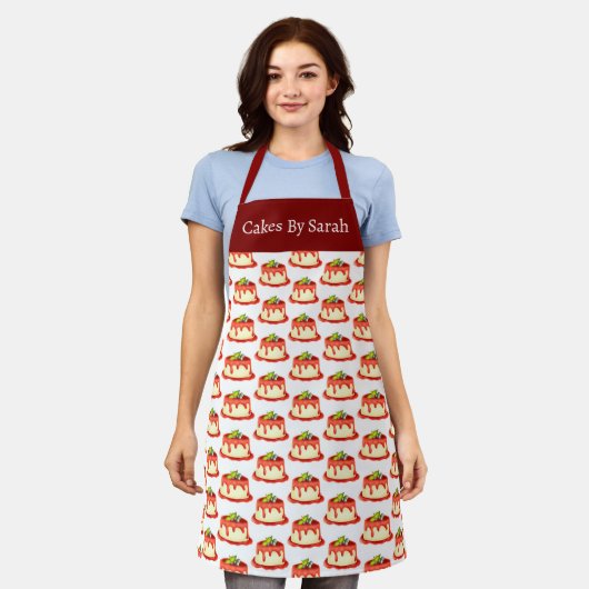 Creamy Panna Cotta Schürze (Getragen)