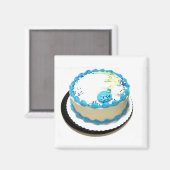 Creamy Party Cake Magnet (Vorderseite/Rückseite)
