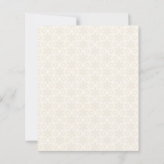 Creamy Peach Hexagon 4,5" x 5,6" Flachpapier (Rückseite)