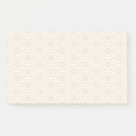 Creamy Peach Muster Post-It Notes 6 x 10 Klebezettel
