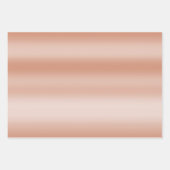Creamy Peach Rose Blush Ombre      Geschenkpapier Set (Vorderseite 2)