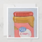 Creamy Peanut Butter Karte (Vorderseite)