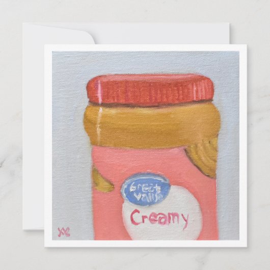 Creamy Peanut Butter Karte (Vorderseite)