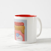 Creamy Peanut Butter Zweifarbige Tasse (VorderseiteRechts)