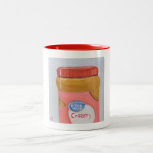 Creamy Peanut Butter Zweifarbige Tasse