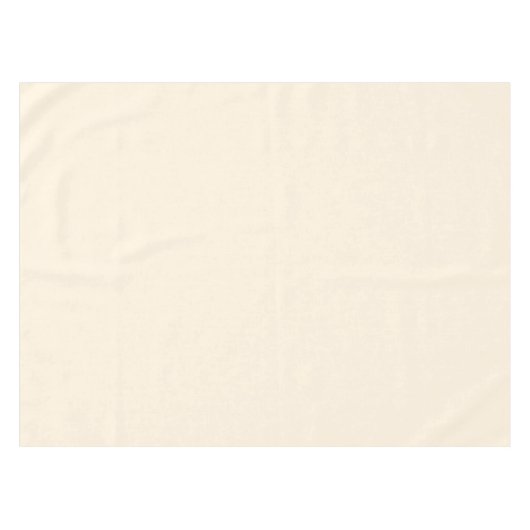 Creamy Pearl Solid Color | Classic | elegant Tischdecke (Vorderseite (Horizontal))