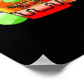 Creamy Pumpkin Spice Latte Season Poster (Ecke)