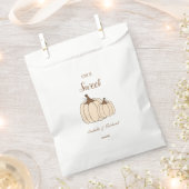 Creamy Pumpkins Hochzeit im Herbst Gefallen Tasche Geschenktütchen (Ausgeschnitten)