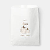 Creamy Pumpkins Hochzeit im Herbst Gefallen Tasche Geschenktütchen (Vorderseite)