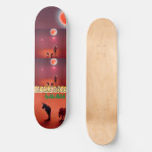 Creamy Rice Havana #5 "Over-Stylized Dogwalk" Skateboard (Vorderseite)