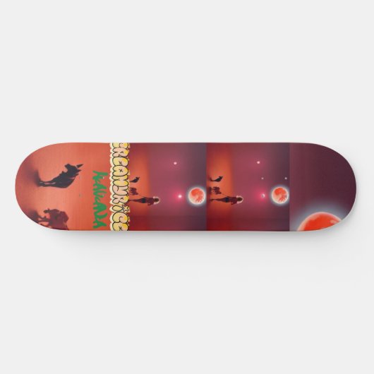 Creamy Rice Havana #5 "Over-Stylized Dogwalk" Skateboard (Horizontal)