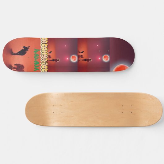 Creamy Rice Havana #5 "Over-Stylized Dogwalk" Skateboard (Horizontal)