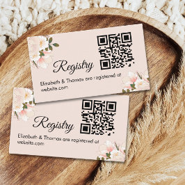 Creamy Rose Garden Bridal Celebration Begleitkarte