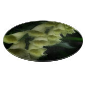 Creamy White Foxglove Blume Schneidebrett (Ecke)