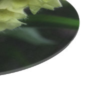 Creamy White Foxglove Blume Schneidebrett (Ecke)