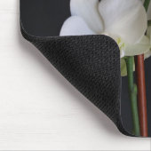 Creamy White Orchid Mousepad (Ecke)