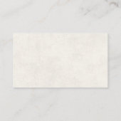 Creamy White Script Books für Baby Enclosure Card Begleitkarte (Rückseite)