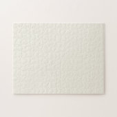 Creamy White Solid Color Puzzle (Horizontal)
