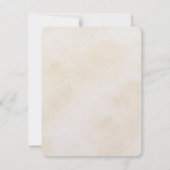 Creamy Yellow Floral Couples Shower  (Rückseite)