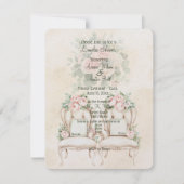 Creamy Yellow Floral Couples Shower  (Vorderseite)