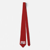 Crease Monkey (Hockey Goalie) Neck Tie Krawatte (Vorderseite)