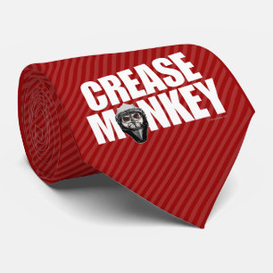 Crease Monkey (Hockey Goalie) Neck Tie Krawatte
