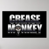 Crease Monkey (Hockey Goalie) Poster (Vorne)