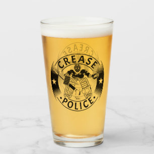 Crease Police Hockey Goalie Glas