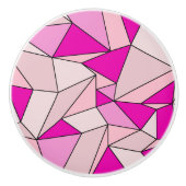 "Creasen" rosa Keramikknauf (Vorderseite)