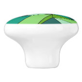 "Creasen" Shades of Green Keramikknauf (Seitenansicht)