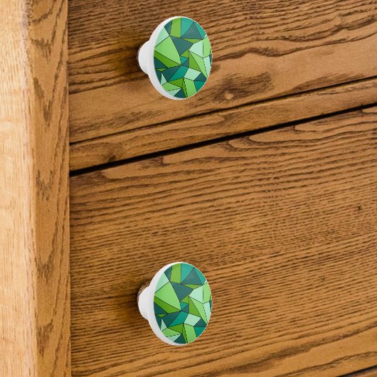 "Creasen" Shades of Green Keramikknauf