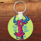 Creasy Bull. Schlüsselanhänger (Rückseite)