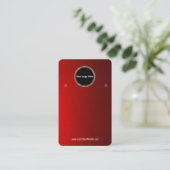 Creat Your Custom Logo Earring Display Card  Visitenkarte (Stehend Vorderseite)