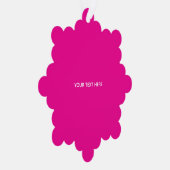 Creat Your Own Megenta Invitation Postcard Ornament Karte (Rechts)