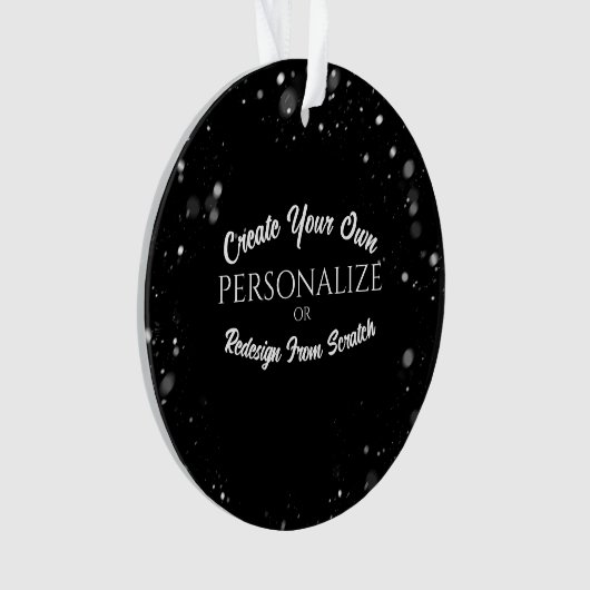 Create a Custom Personalized Ornament (Vorderseite)