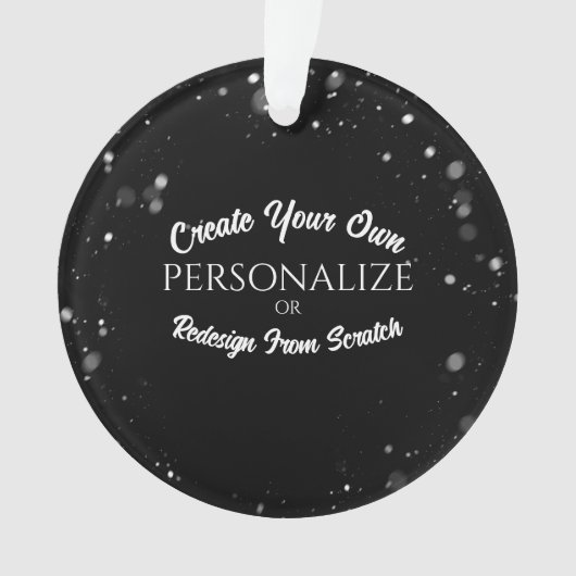 Create a Custom Personalized Ornament (Vorderseite)