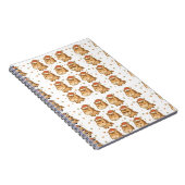 Create a cute horse wearing a tiny Christmas hat Notizblock (Rechte Seite)