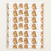 Create a cute horse wearing a tiny Christmas hat Planer (Vorderseite)