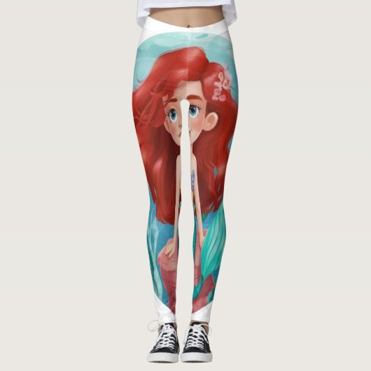 create a little mermaid legging leggings (Vorderseite)