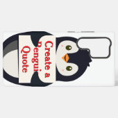 Create a Penguin Quote Samsung Galaxy Hülle (Rückseite (Horizontal))